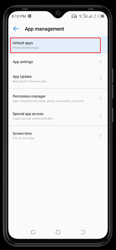 How to enable RCS on your Android phone in 3 easy steps 3 Default Apps under the App management