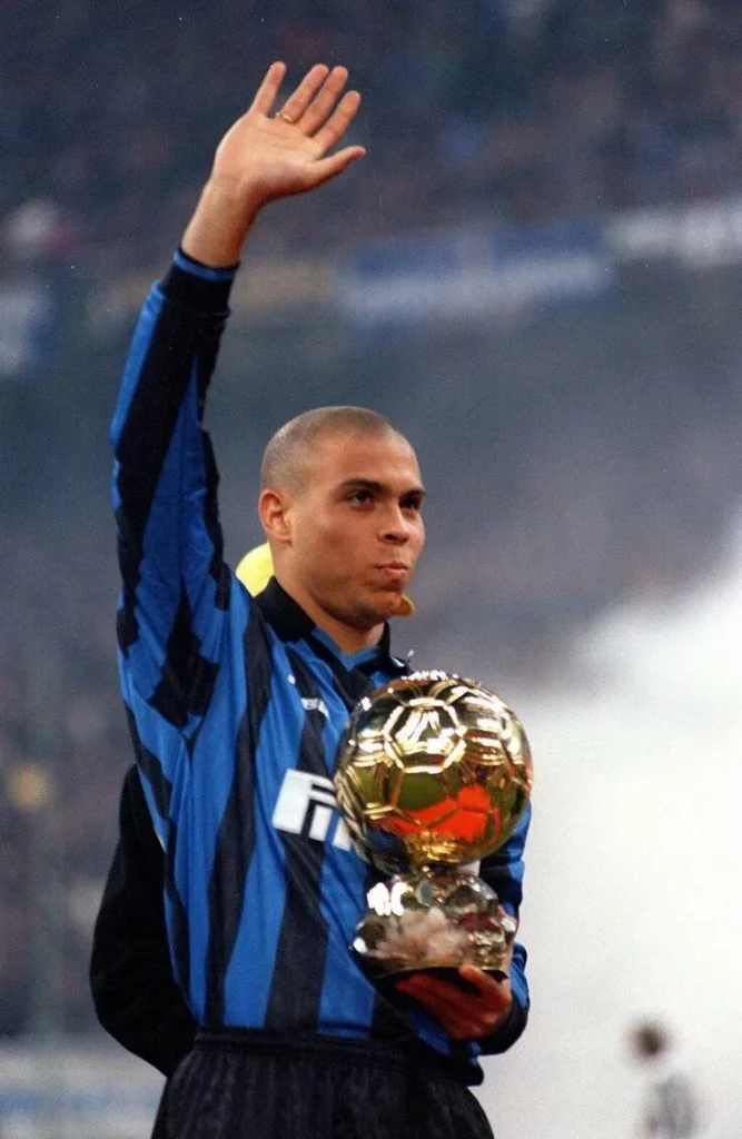 The history of Ballon d'Or: Best Players in the past 25 years 4 Ronaldo Delima of Brazil