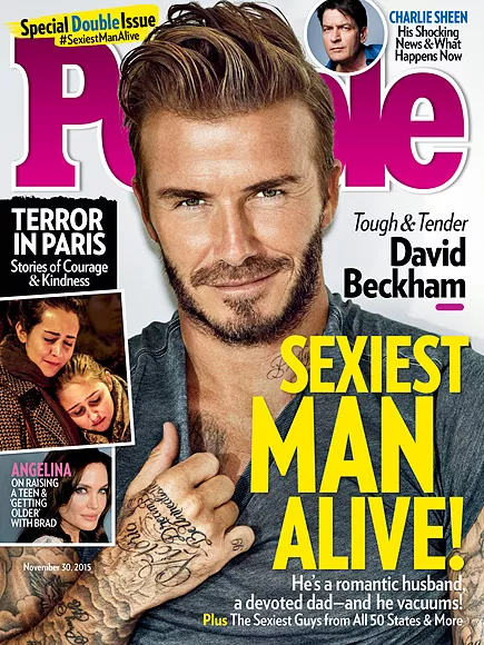 7 of the Sexiest Man Alive before Chris Evans 3 David Beckham