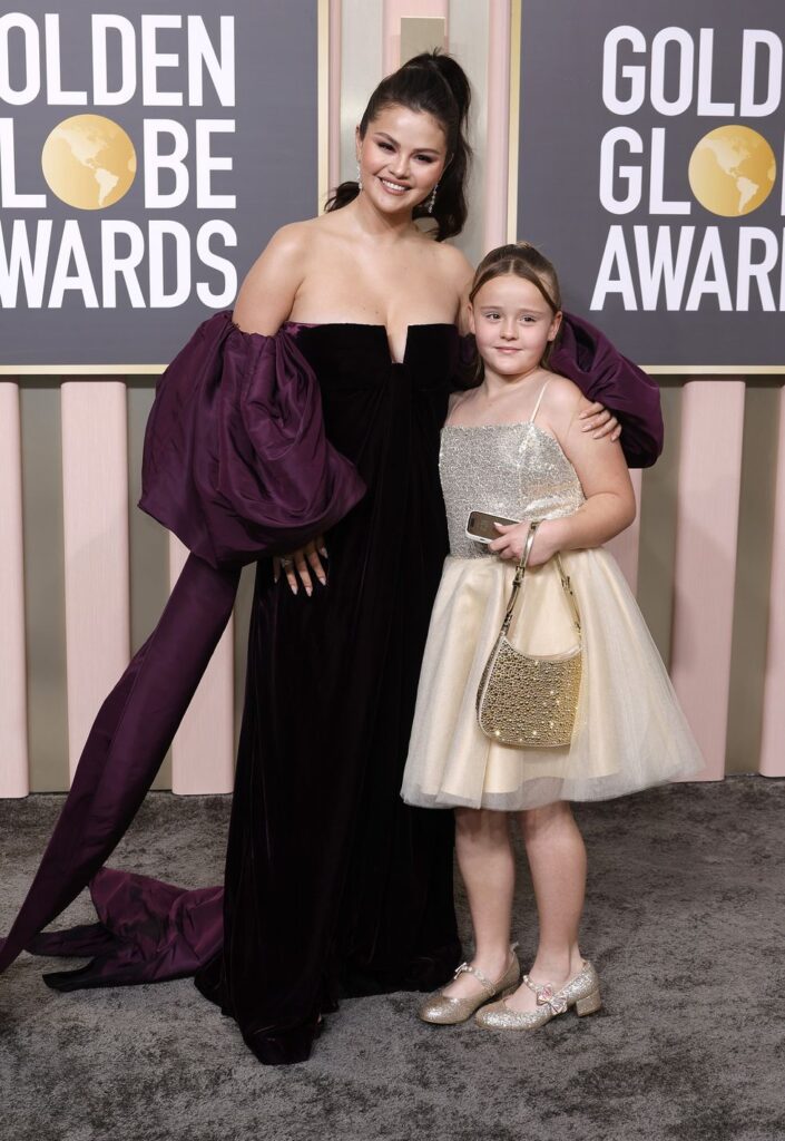 Selena Gomez's Response to Body Shamers is 100% Awesome 2 selena gomez and gracie elliot teefey attend-the-80th-golden-globes-awards