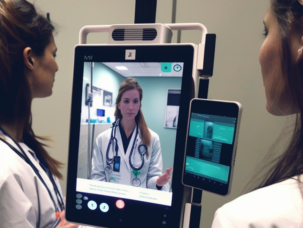 Unpacking 5G: How it Works, and Why it's Better 2 5g in healthcare. Doctors having video call